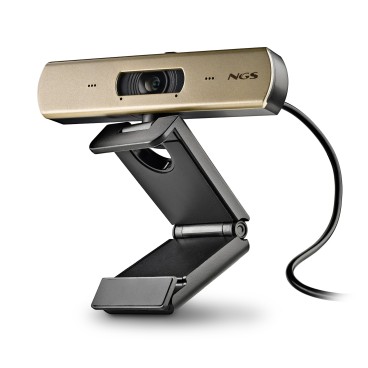 NGS XPRESSCAM 4000 webcam 12 MP 3840 x 2160 pixels USB 2.0 Noir, Or