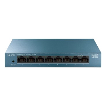 TP-Link LS108G commutateur réseau Non-géré Gigabit Ethernet (10 100 1000) Bleu