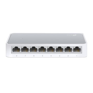 TP-Link TL-SF1008D commutateur réseau Non-géré Fast Ethernet (10 100) Blanc