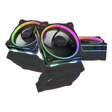 ASUS Prime MR120 Fan ARGB Reverse Black 3in1 Boitier PC Ventilateur 12 cm Noir 3 pièce(s)
