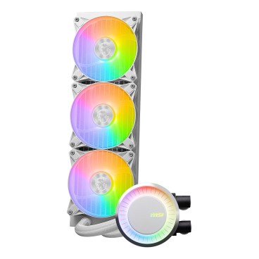 MSI MAG Coreliquid E360 White Carte-mère, Processeur Kit de refroidissement du liquide 12 cm Blanc