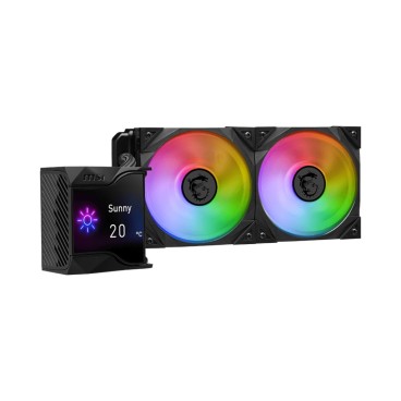 MSI MPG Coreliquid D240 Processeur Kit de refroidissement du liquide 12 cm Noir 1 pièce(s)