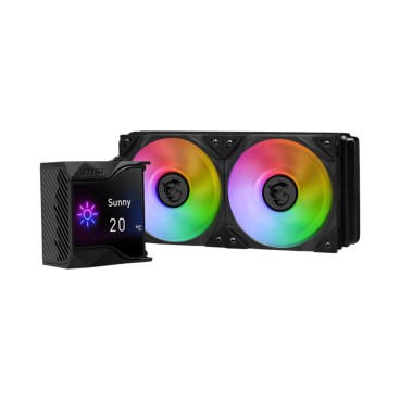 MSI MPG Coreliquid D240 Processeur Kit de refroidissement du liquide 12 cm Noir 1 pièce(s)