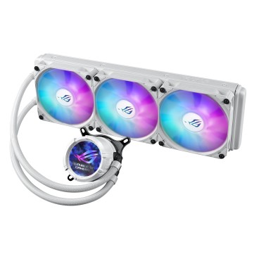 ASUS ROG Strix LC III 360 ARGB White Edition Processeur Refroidisseur de liquide tout-en-un 12 cm Blanc