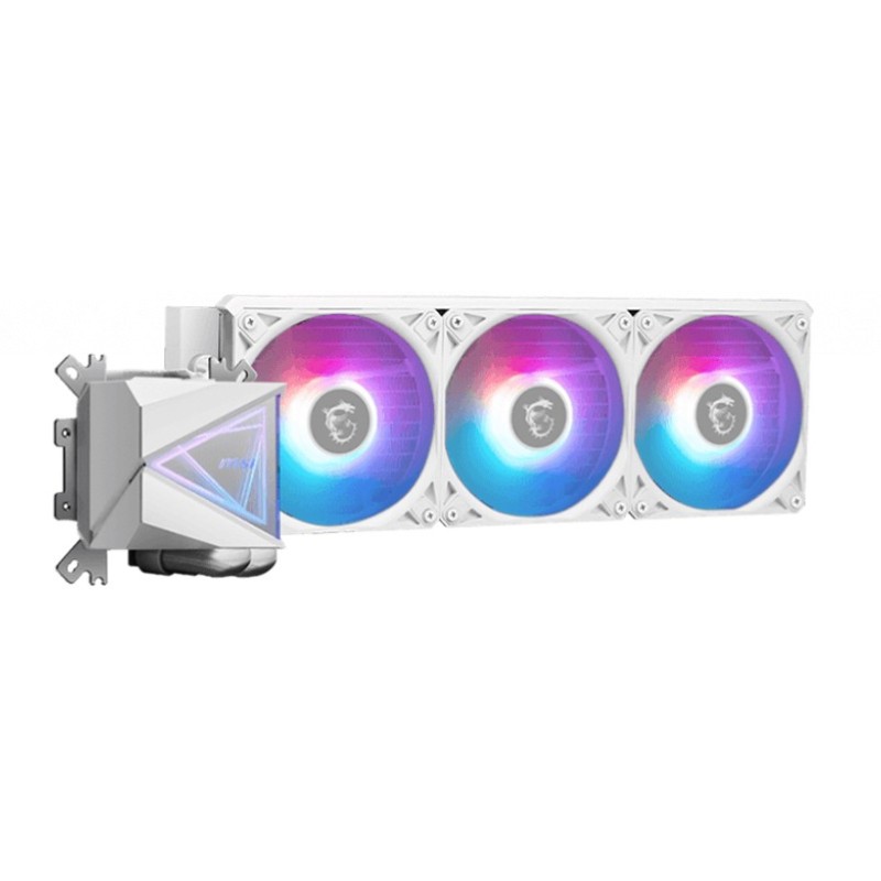 MSI MAG Coreliquid I360 WHITE Processeur Refroidisseur de liquide tout-en-un 12 cm Blanc 1 pièce(s)
