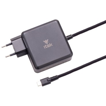 itek ITNBACWB100 chargeur d'appareils mobiles Ordinateur portable Noir Secteur Charge rapide Intérieure