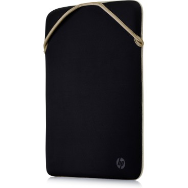 HP Housse de protection réversible pour ordinateur portable 15,6 pouces (doré)