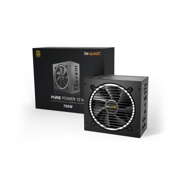 be quiet! Pure Power 12 M 750 W | Alimentation ATX 3.1, 80 Plus Gold