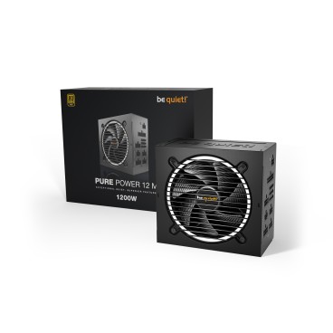 be quiet! Pure Power 12 M 1200 W | Alimentation ATX 3.1, 80 Plus Gold